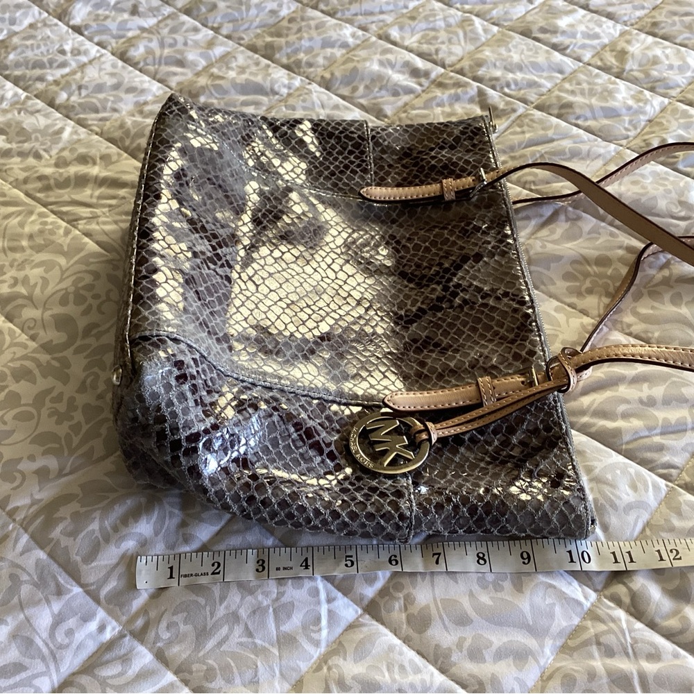 Michael Kors Jet Set Python Tote - Picture 4 of 9